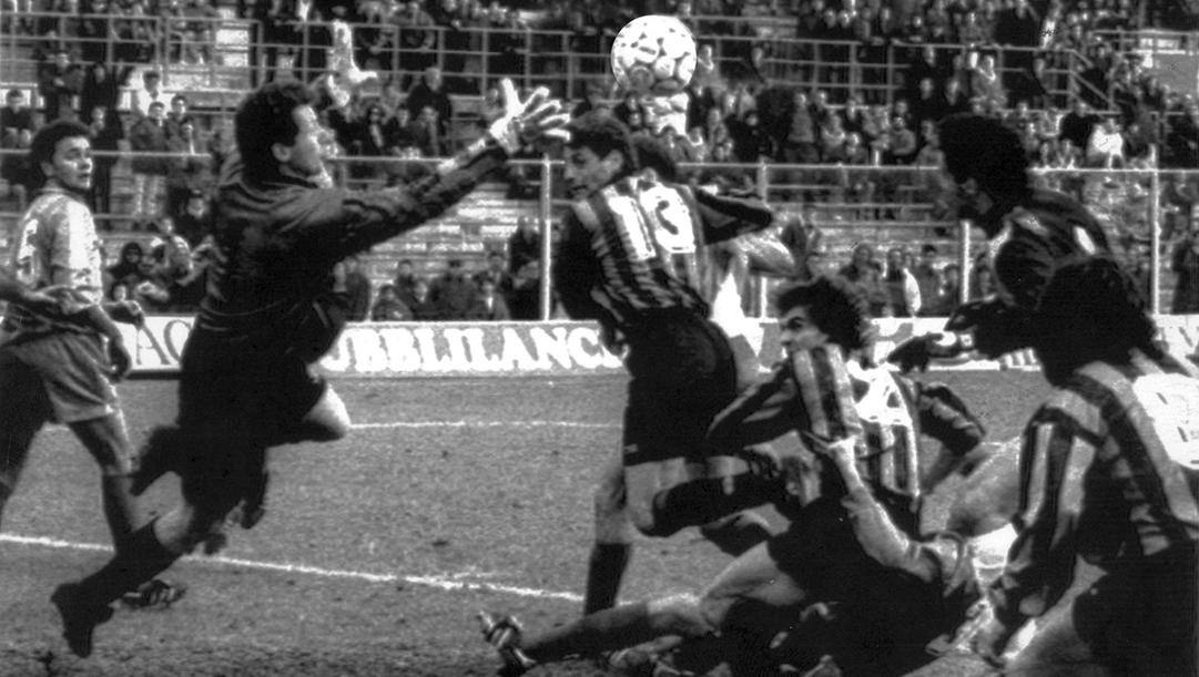 Il gol di Rampulla in Atalanta-Cremonese del 23 febbraio 1992 